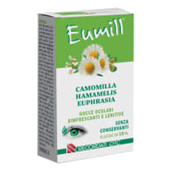 EUMILL CAMOMILLA HAMAMELIS EUPHRASIA GOCCE OCULARI RINFRESCANTI E LENITIVE ANCHE CON LENTI A CONTATTO INDOSSATE SENZA CONSERVANTI 10 ML