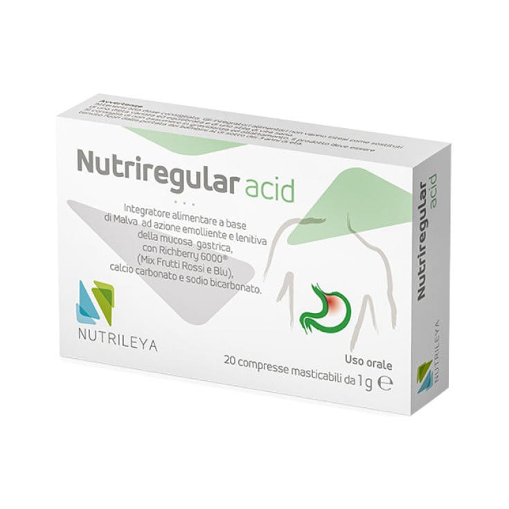 NUTRIREGULAR ACID 20 COMPRESSE MASTICABILI