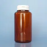 FLACONE VUOTO POLIETILENE AMBRA 300 ML