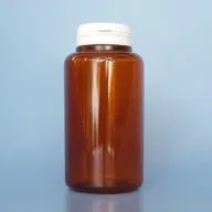 FLACONE VUOTO POLIETILENE AMBRA 300 ML