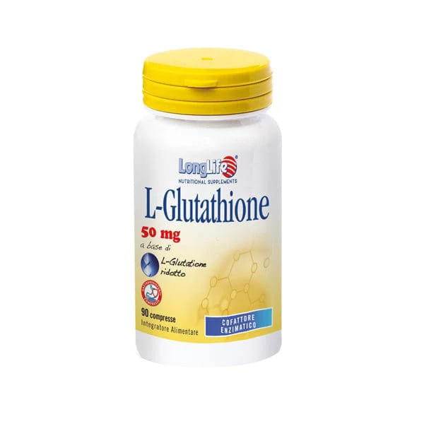LONGLIFE L-GLUTATHIONE 50 MG 90 COMPRESSE