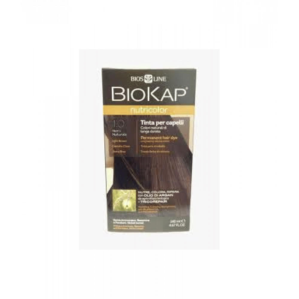 BIOKAP NUTRICOLOR 1,0 NERO TINTA TUBO + FLACONE