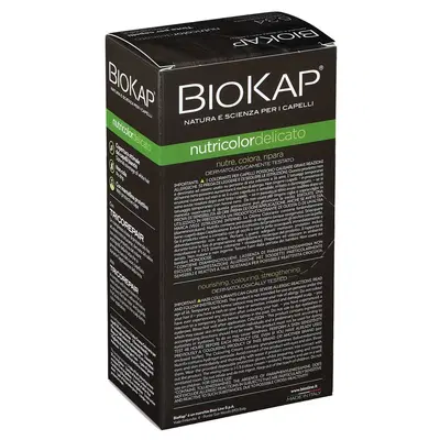 BIOKAP NUTRICOLOR DELICATO 5,34 CASTANO CHIARO MIELE TINTA TUBO + FLACONE BIOKAP NUTRICOLOR DELICATO 5,34 CASTANO CHIARO MIELE TINTA TUBO + FLACONE