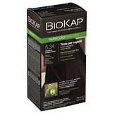 BIOKAP NUTRICOLOR DELICATO 5,34 CASTANO CHIARO MIELE TINTA TUBO + FLACONE