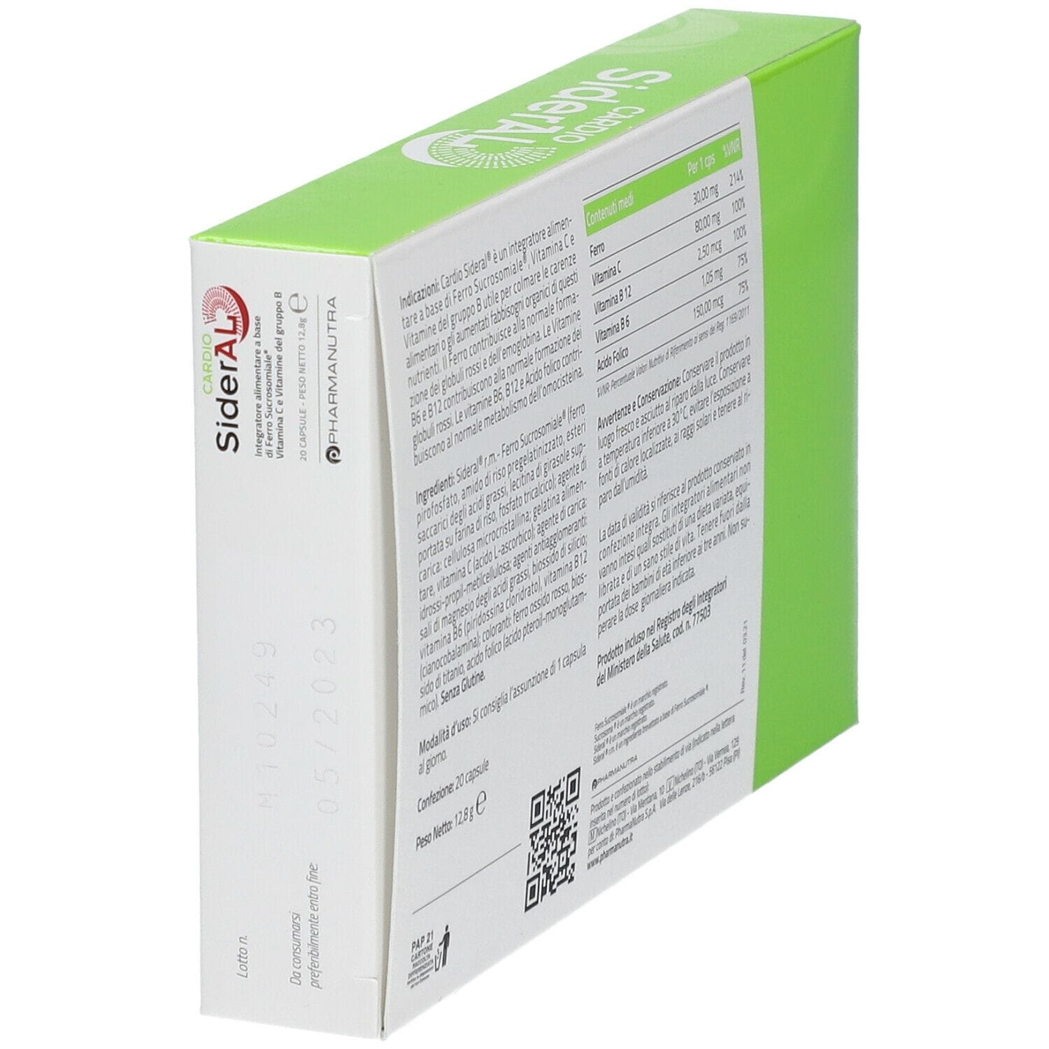 CARDIOSIDERAL 20 CAPSULE