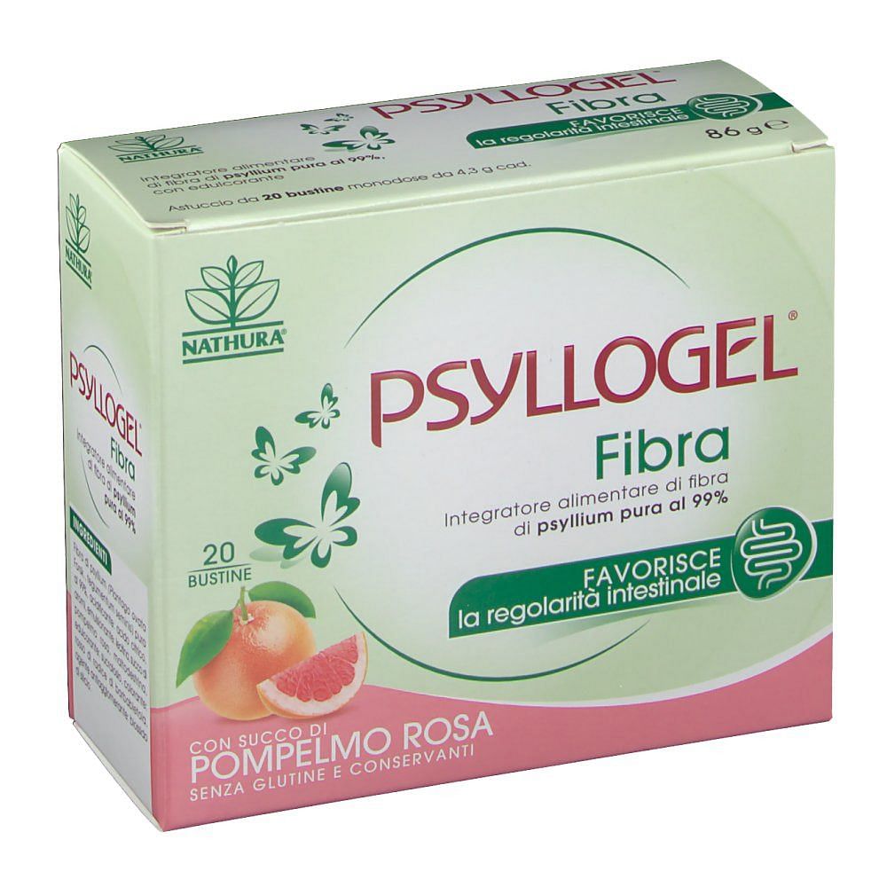 Psyllogel Fibra Pompelmo Rosa 20 Bustine