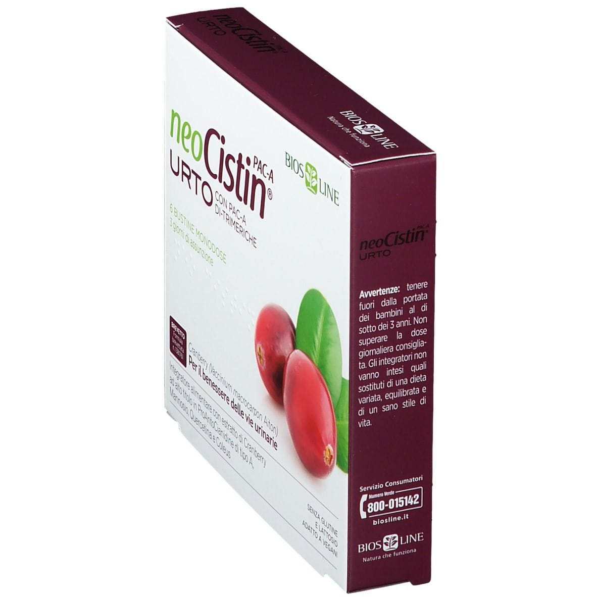 NEOCISTIN PAC A URTO 6 BUSTINE MONODOSE