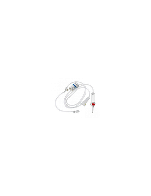 SET INFUSIONE MEDS FILTRO ARIA 0,45MCM CAMERA GOCCIOLAMENTO 62MM 20GCC/ML FILTRO SOLUZIONE 15MCM TUBO 3-4,1MM 150CM RACCORDO LUER LOCK ROLLER PUNTO INIEZIONE CAPPUCCI PROTEZIONE