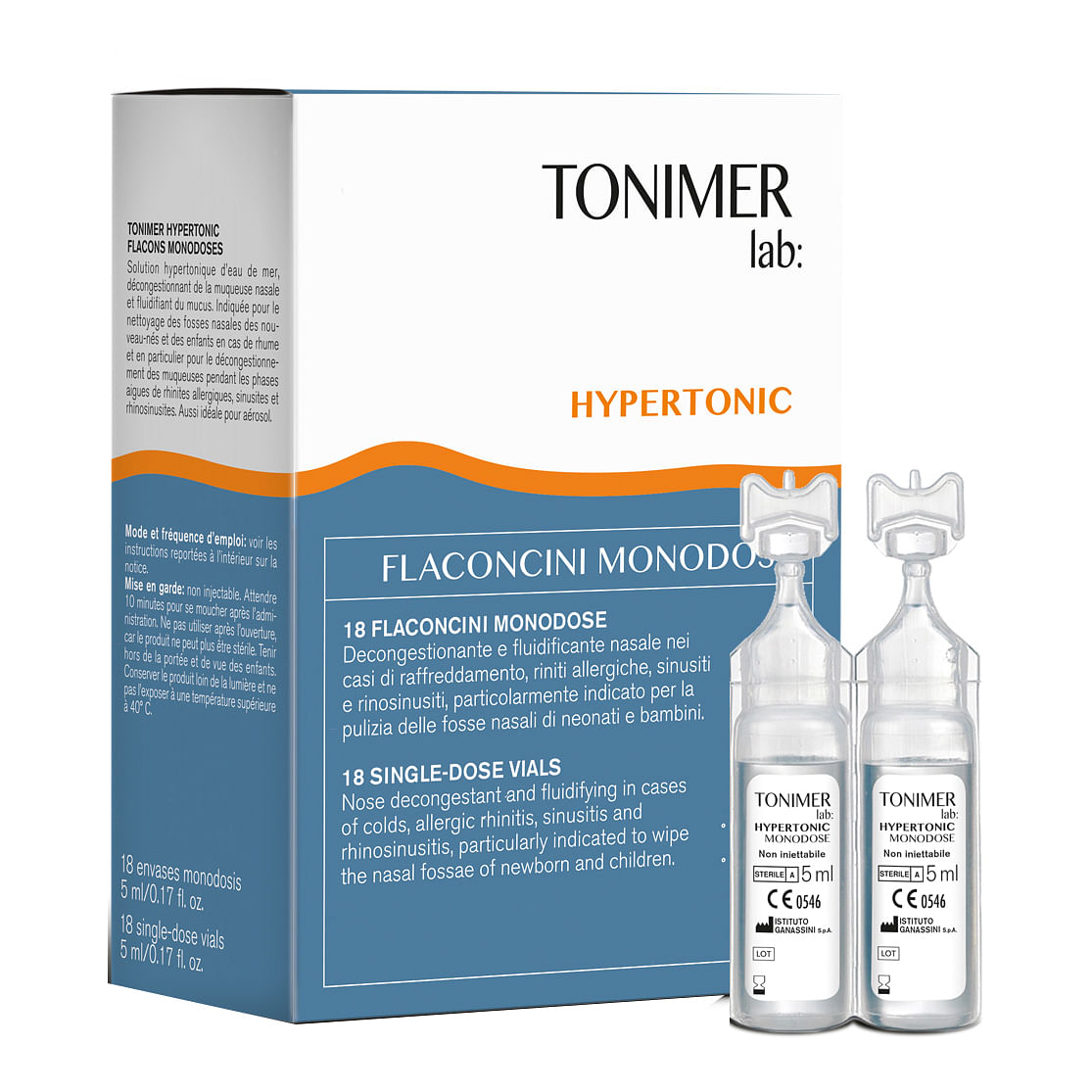 Tonimer Lab Hypertonic 18 Flaconcini Monodose