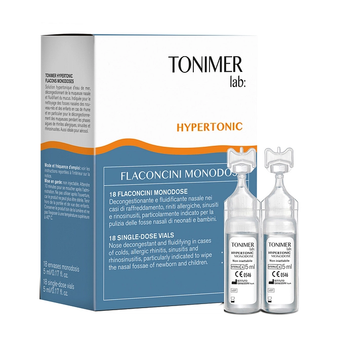 Tonimer Lab Hypertonic 18 Flaconcini Monodose