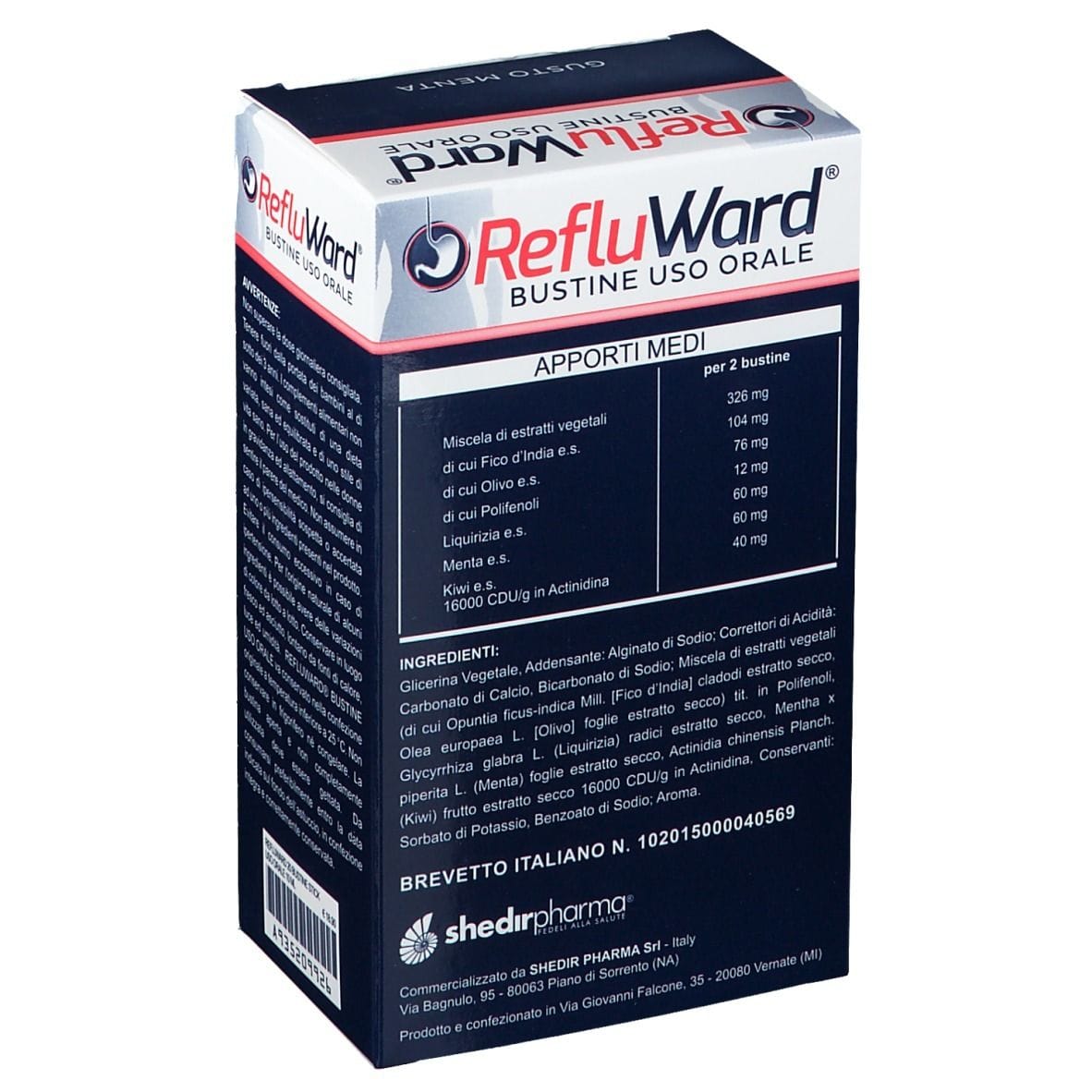 REFLUWARD MENTA 20 BUSTE