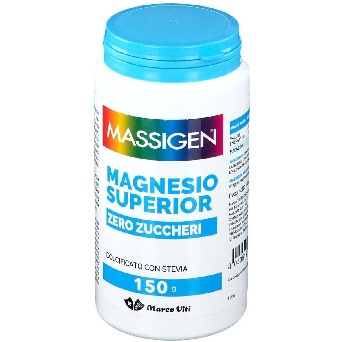 MASSIGEN MAGNESIO SUPERIOR ZERO ZUCCHERI 150 G