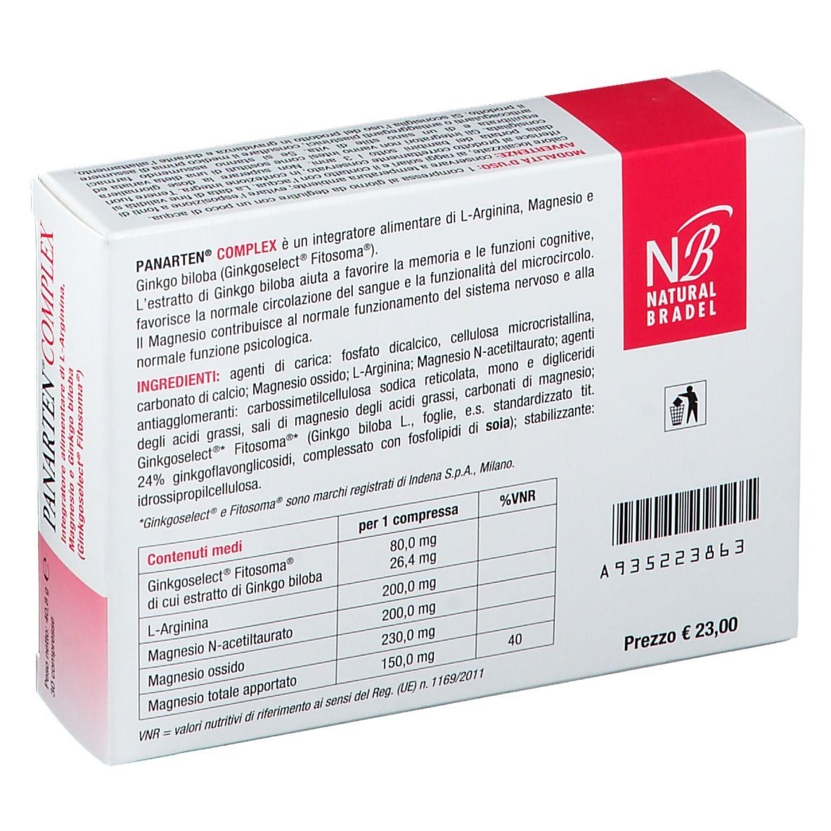 PANARTEN COMPLEX 30 COMPRESSE