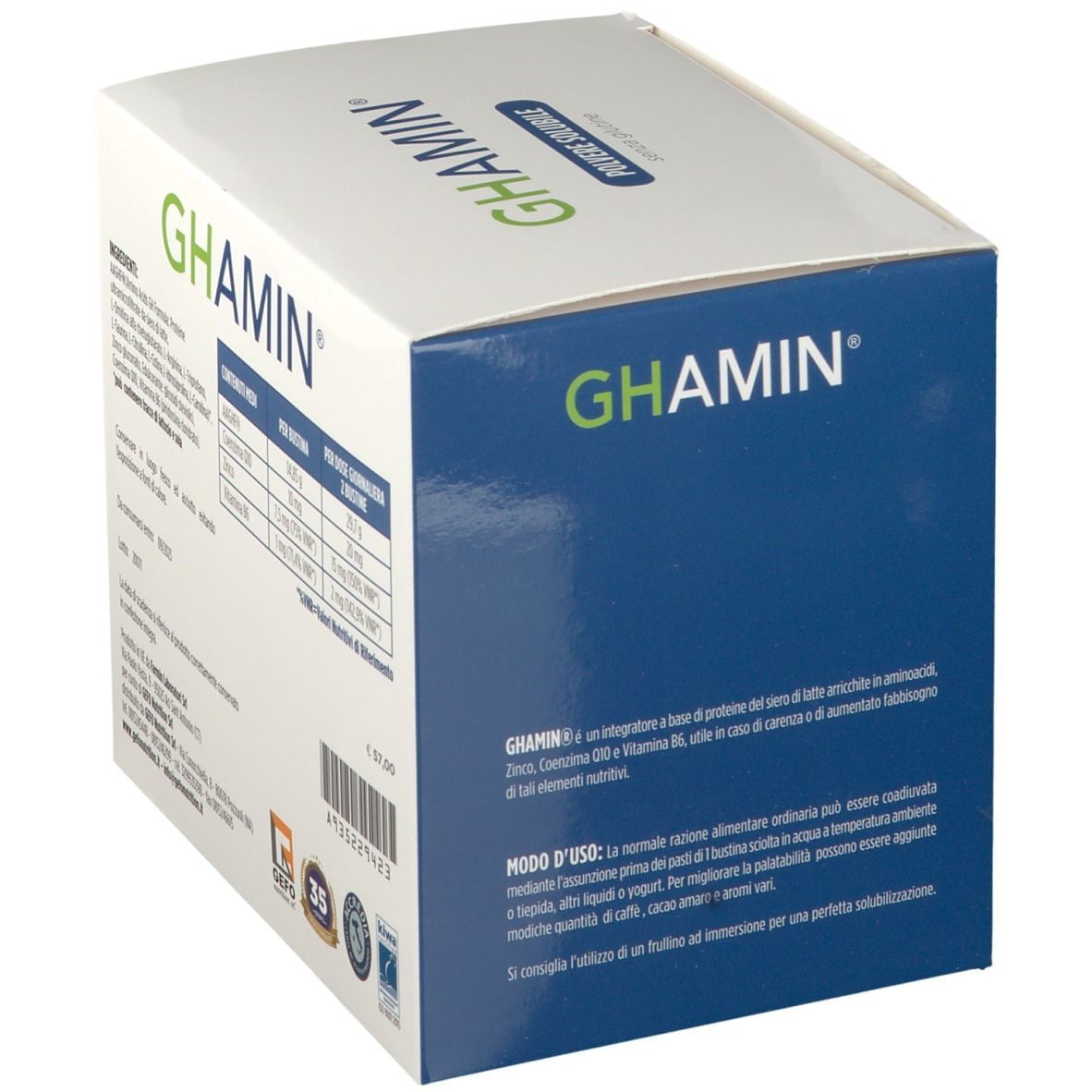 GHAMIN 21 BUSTINE DA 15 G