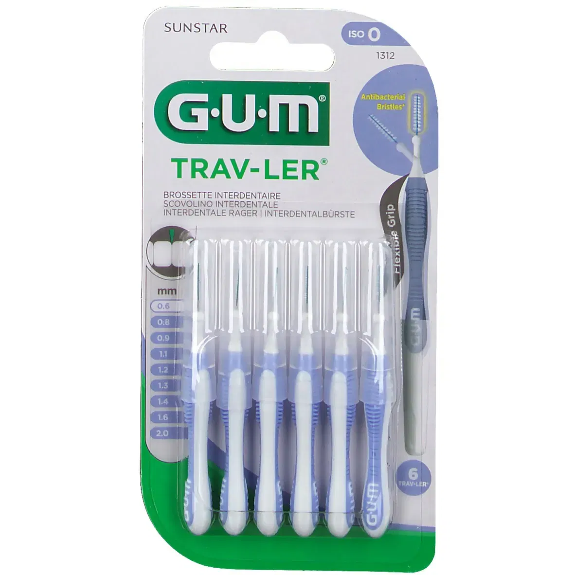 GUM TRAV-LER 0,6 SCOVOLINO PROMO 4 + 2 PEZZI