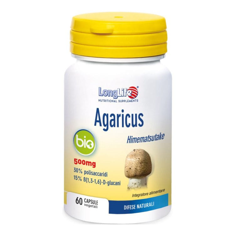 LONGLIFE AGARICUS BIO 60 CAPSULE VEGETALI