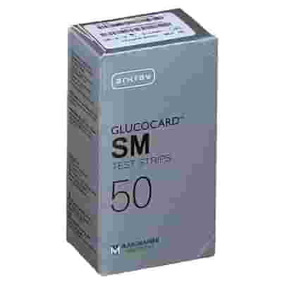 TEST STRIPS PER MISURAZIONE GLICEMIA GLUCOCARD SM 50 PEZZI