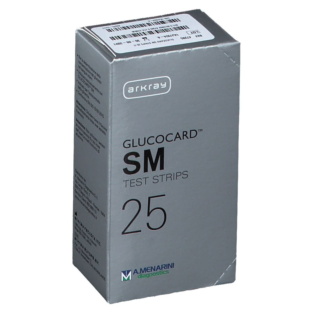 TEST STRIPS PER MISURAZIONE GLICEMIA GLUCOCARD SM 25 PEZZI