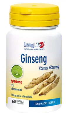 LONGLIFE GINSENG 5% 60 CAPSULE VEGETALI LONGLIFE GINSENG 5% 60 CAPSULE VEGETALI