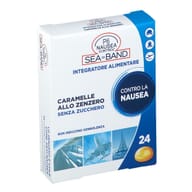P6 NAUSEA CONTROL CARAMELLE ANTI NAUSEA VIAGGIO ALLO ZENZERO 24 PEZZI