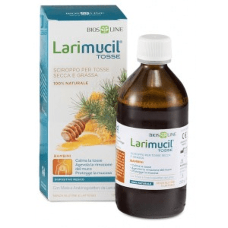 LARIMUCIL TOSSE PEDIATRICO 1+ SCIROPPO 175 ML CE 0426 230 G