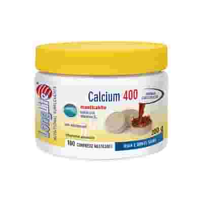 LONGLIFE CALCIUM CACAO 100 COMPRESSE 400 MG