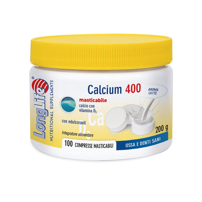 Longlife Calcium Latte 100 Compresse 400 Mg