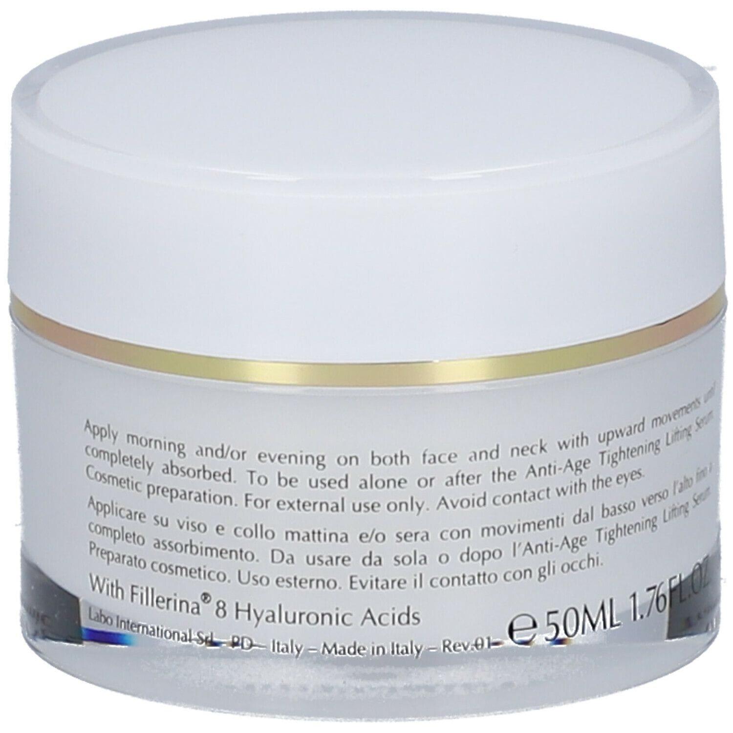 LABO TRANSDERMIC 1 CREMA ANTI-ETA' RIDENSIFICANTE E LIFTANTE 50 ML