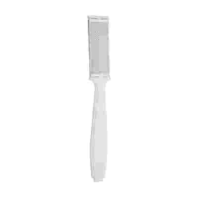 RASPA PIEDI ACCIAIO MANICO BIANCO