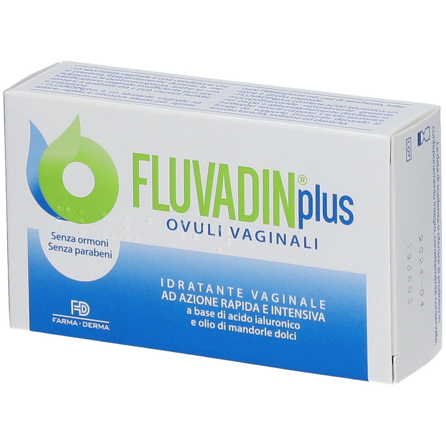 Ovuli Vaginali Fluvadin Plus 10 Pezzi