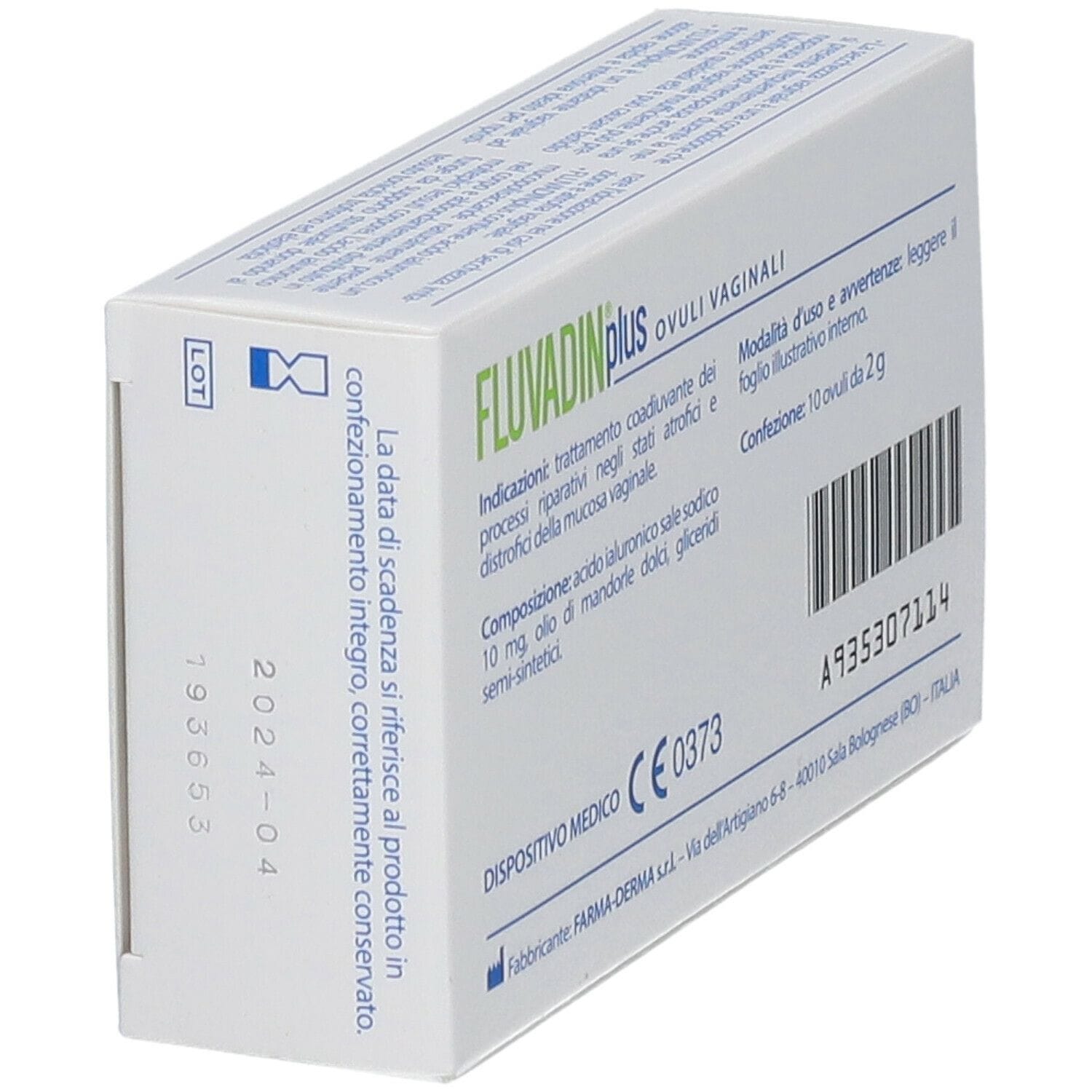 OVULI VAGINALI FLUVADIN PLUS 10 PEZZI