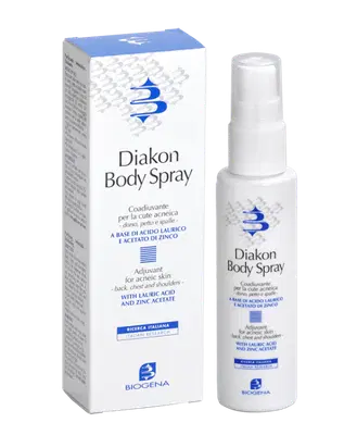 DIAKON BODY SPRAY COADIUVANTE CUTE ACNEICA DORSO PETTO E SPALLE 75 ML DIAKON BODY SPRAY COADIUVANTE CUTE ACNEICA DORSO PETTO E SPALLE 75 ML