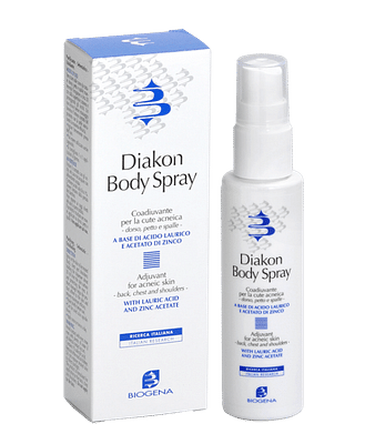 DIAKON BODY SPRAY COADIUVANTE CUTE ACNEICA DORSO PETTO E SPALLE 75 ML