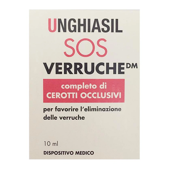 Dispositivo Medico Per Verruche In Flacone Con Pennellino 10 Ml + 9 Cerotti Copriverruca