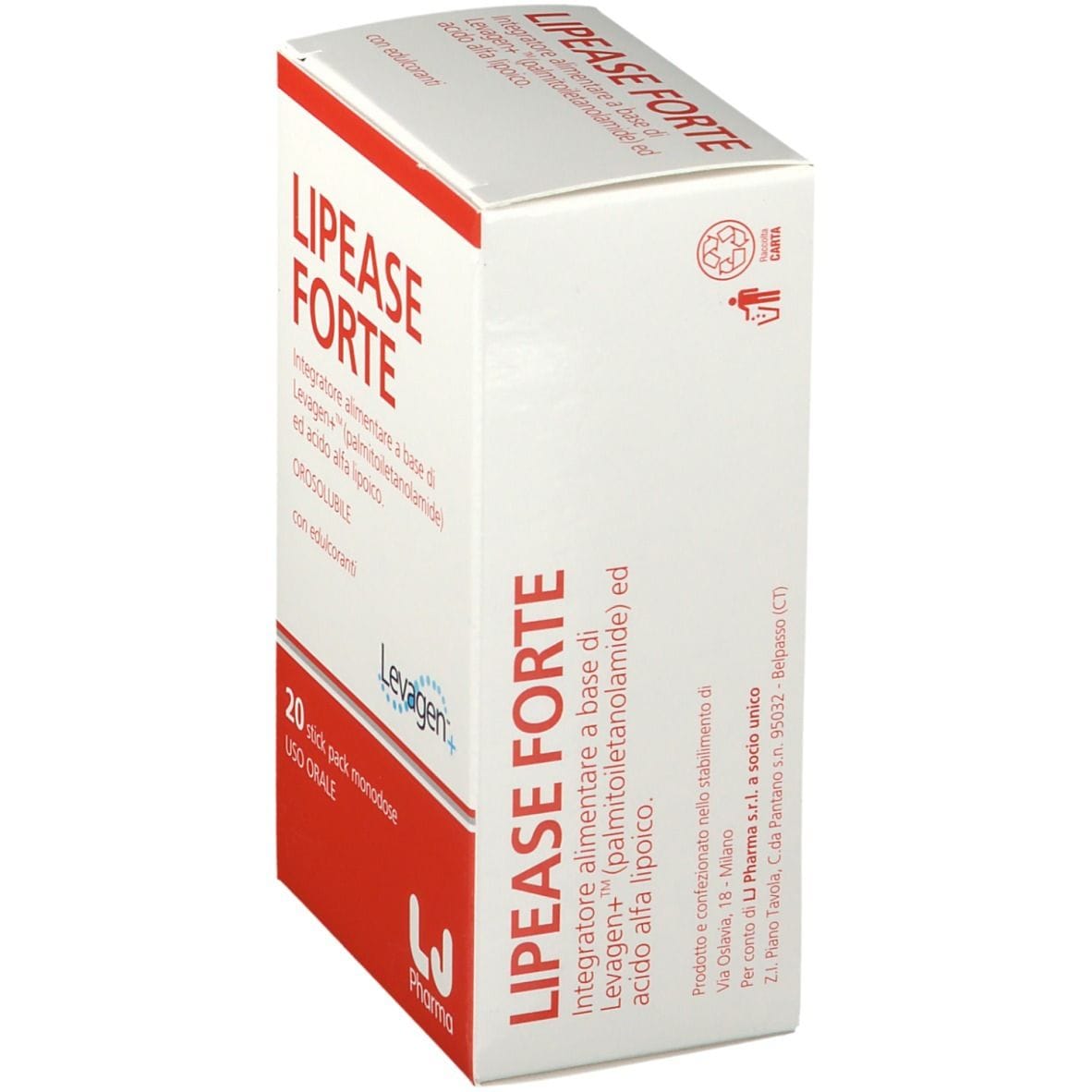 LIPEASE FORTE 20 STICK PACK MONODOSE