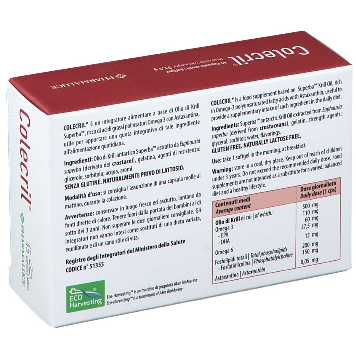 COLECRIL 45 CAPSULE MOLLI