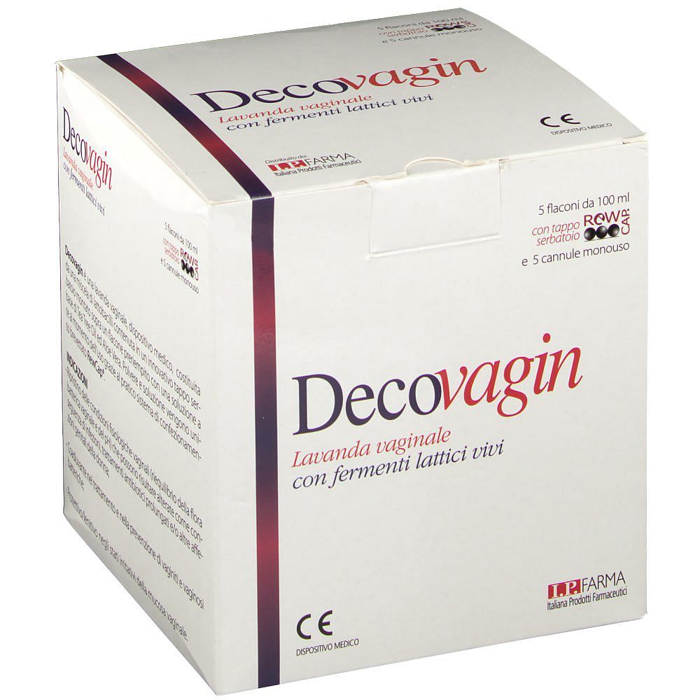 Decovagin 5 Flaconi Da 100 Ml + 5 Cannule Monouso