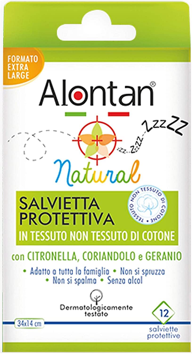 Alontan Natural Salvietta Monouso 12 Pezzi