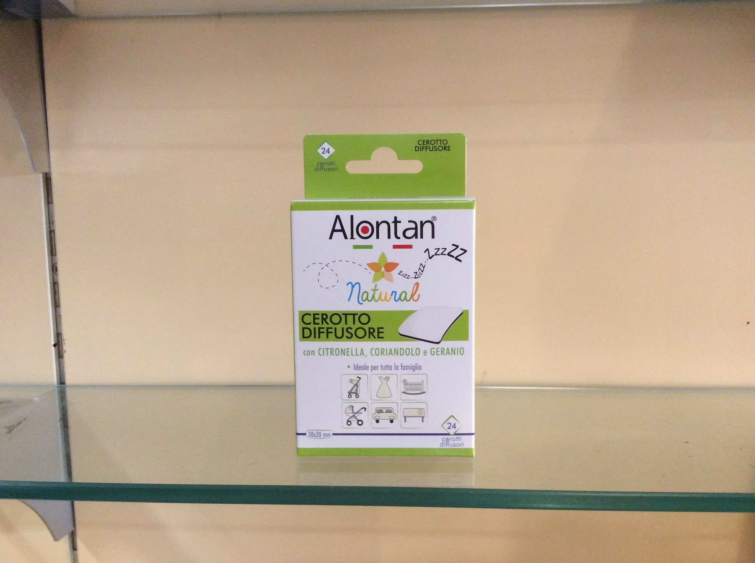 Alontan Natural Cerotto Antizanzara Adesivo 21 Pezzi