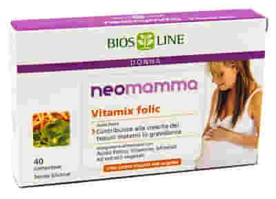 BIOSLINE NEOMAMMA VITAMIX FOLIC 40 COMPRESSE NEW