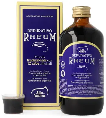 DEPURATIVO RHEUM MISCELA ERBE OFFICINALI 250 ML DEPURATIVO RHEUM MISCELA ERBE OFFICINALI 250 ML