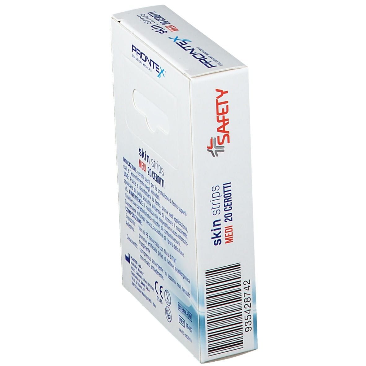 Cerotti ipoallergenici Prontex Skin Strips medi, 20 pezzi
