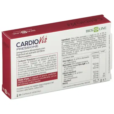 CARDIOVIS PRESSIONE 30 CAPSULE CARDIOVIS PRESSIONE 30 CAPSULE