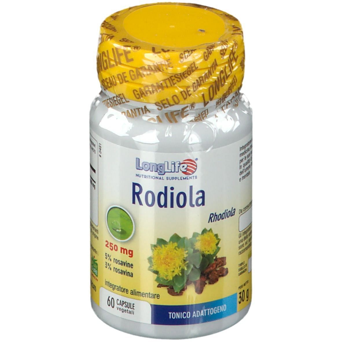 Longlife Rodiola 60 Capsule Vegetali