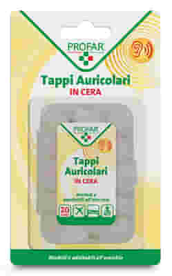 TAPPI AURICOLARI IN CERA 20 PEZZI PROFAR