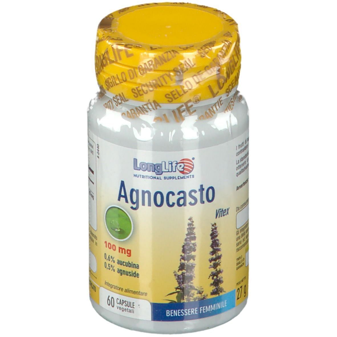 Longlife Agnocasto 60 Capsule Vegetali