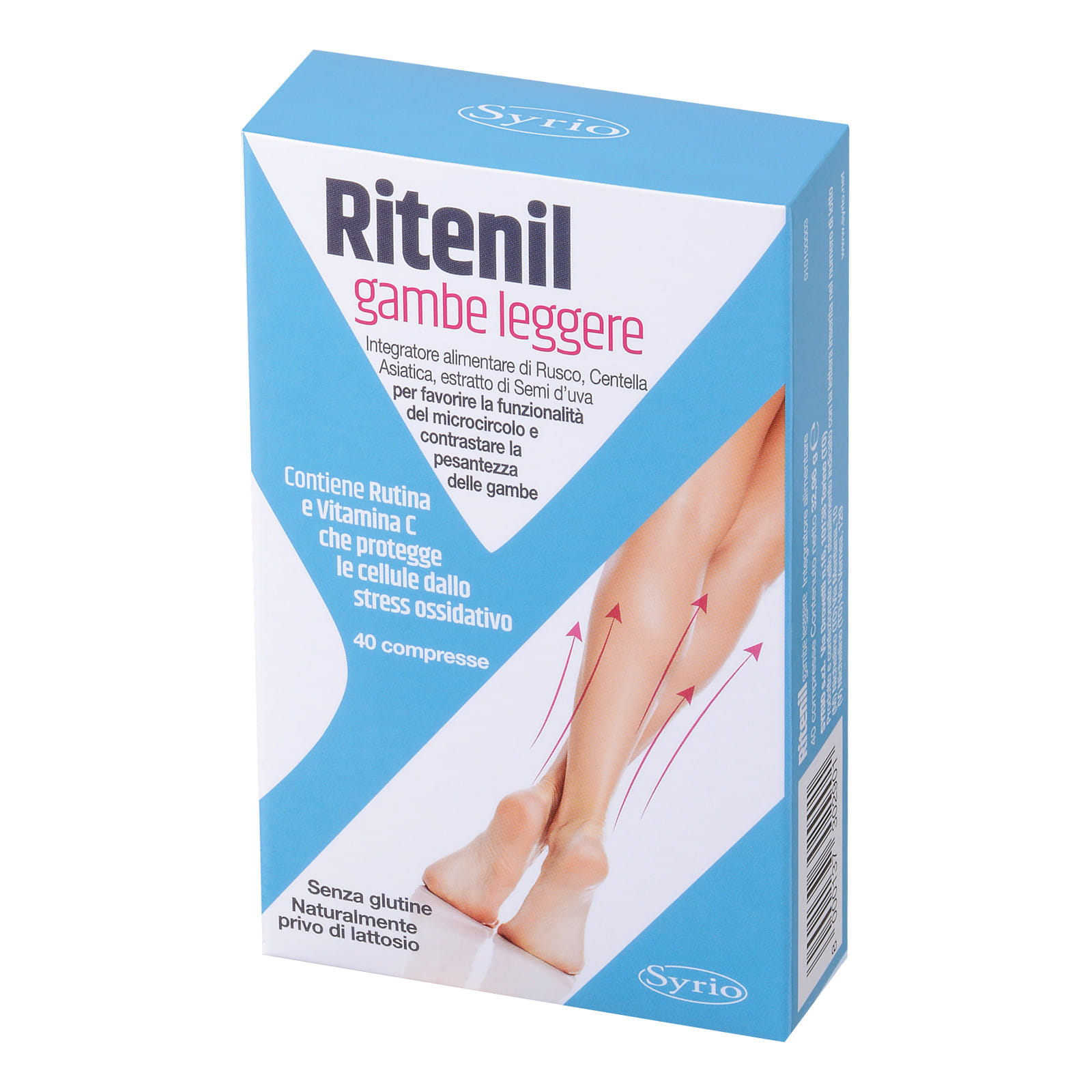 RITENIL GAMBE LEGGERE 40 COMPRESSE