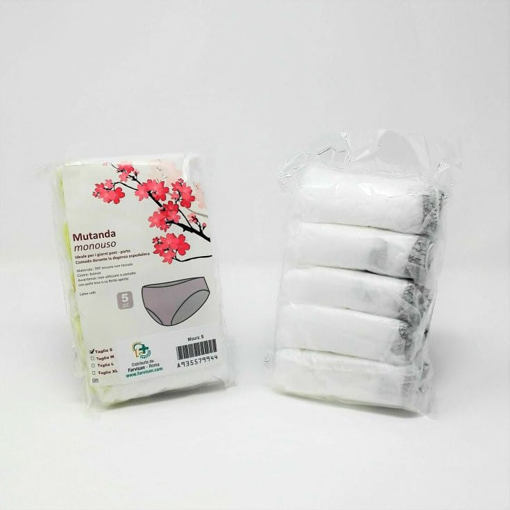 MUTANDA MONOUSO CARTA S