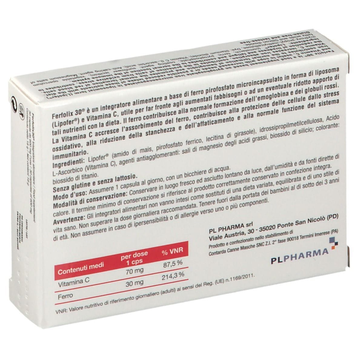 FERFOLIX30 30 CAPSULE
