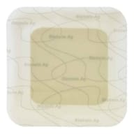 MEDICAZIONE BIATAIN IN SCHIUMA DI POLIURETANO ASSORBENTE CON BORDO ADESIVO 7,5X7,5CM 10 PEZZI